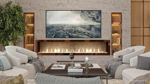 Ecosmart Fire XL900 Ethanol Burner - Black Finish - ESF.B.XL9.WTT.BL